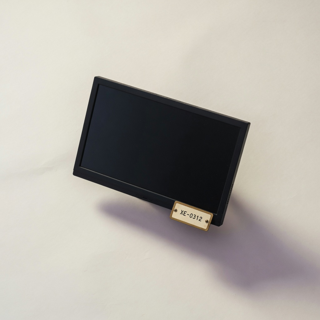 Monitor with asset tag XE-0312